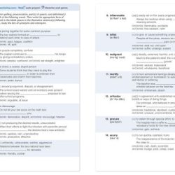 Unit 3 vocabulary level c