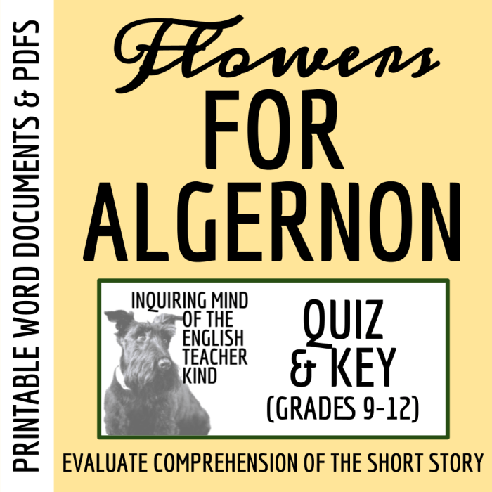 Flowers for algernon study guide pdf