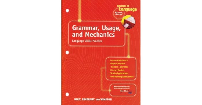 Grammar usage and mechanics language skills practice answer key pdf