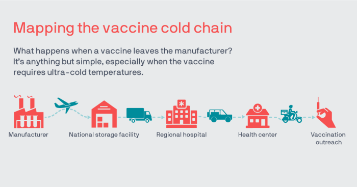 Seasonal influenza vaccine cold chain management for logistical personnel