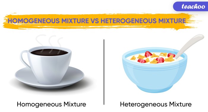 Homogeneous mixture mixtures studiousguy